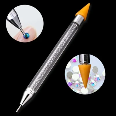 Nail Art Gem Wax Pen Strass & Nail Dotting DOT Pen Maniküre-Werkzeug