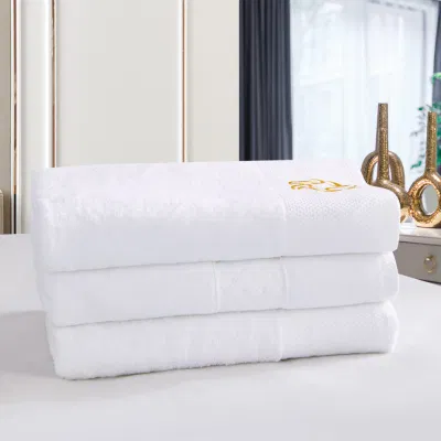 Personalisierte, hochwertige Hotelannehmlichkeiten, Lieferant von waschbaren Badetüchern aus Baumwolle, Badetücher